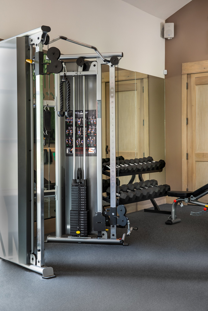 Our fitness center is equipped with state-of-the-art fitness equipment.