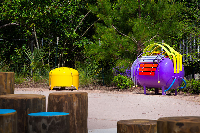 Our Music Moment park along the creek is a great place for your little ones to tap into their creative sides.
