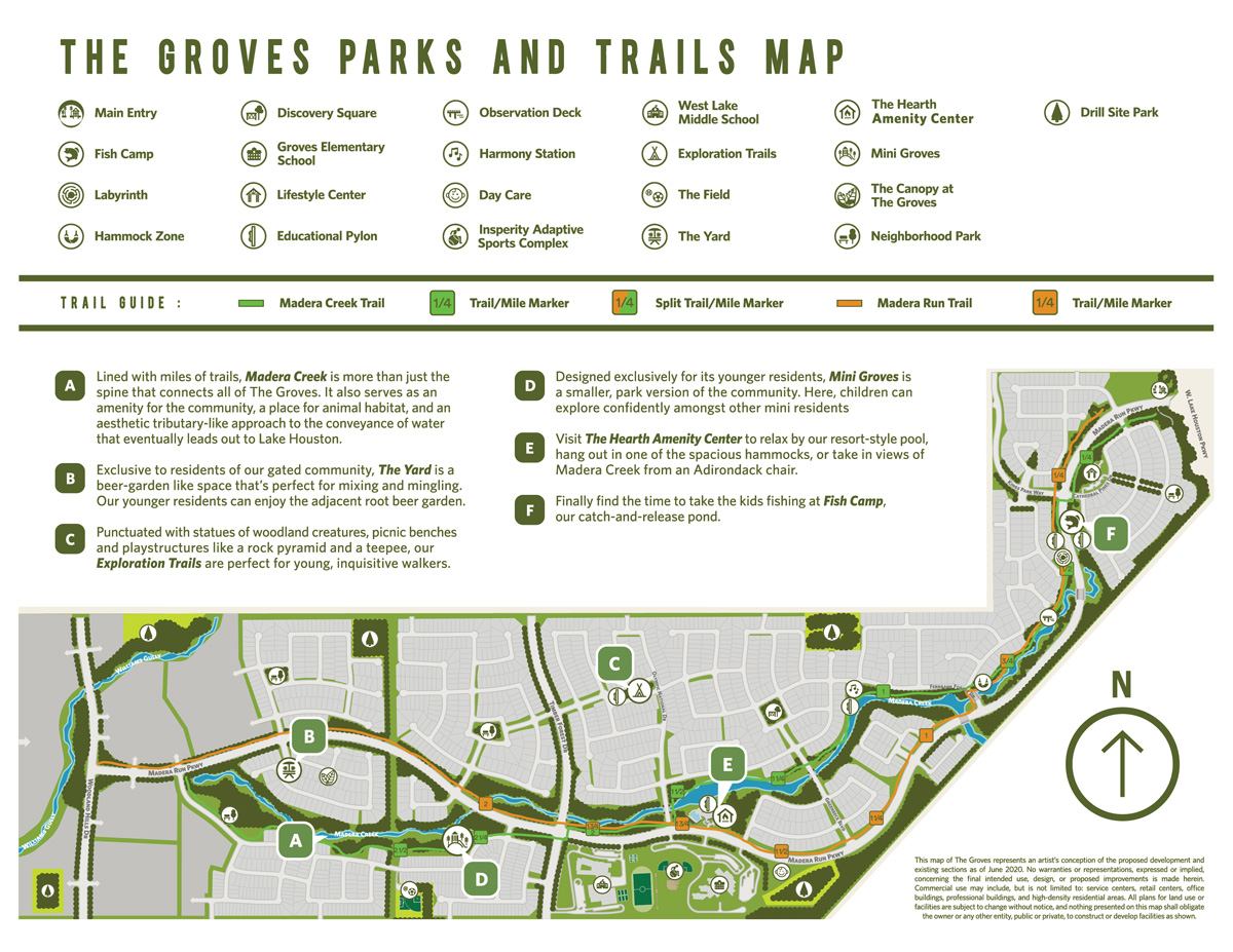 The Groves Community Trail Map
