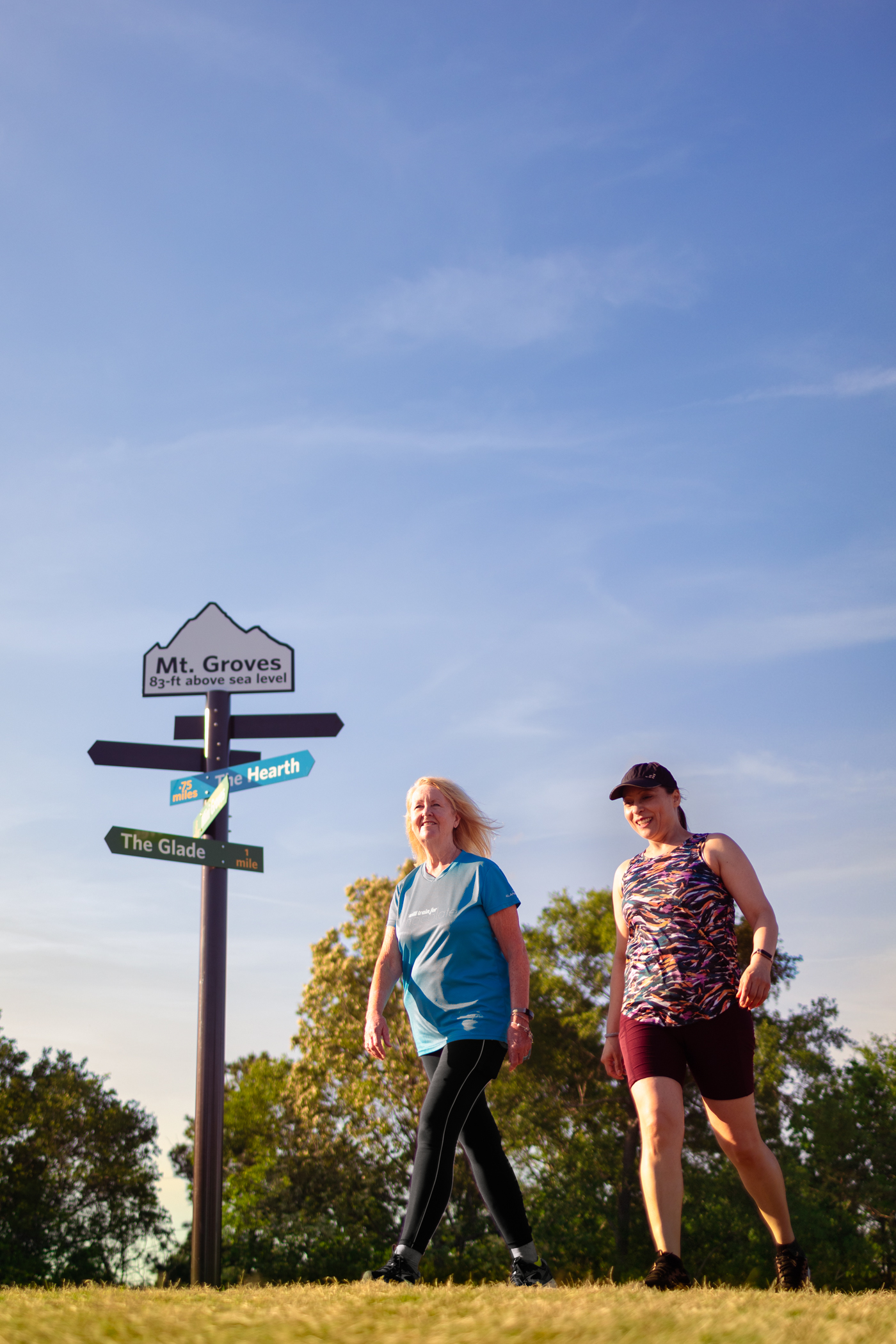 The Groves residents can make their way through Circuit Park, a fitness trail of adventure, right here in our community.